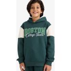 DeFacto Kapüşonlu Baskılı İçi Yumuşak Tüylü Sweatshirt Erkek Çocuk G5553A825CW - Yeşil-GN536 - 11 - 12 Yaş