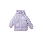 DeFacto Kapüşonlu Fermuarlı Çıtçıtlı Şişme Mont Kız Bebek, 2-3 Yaş, Kapüşonlu Fermuarlı Çıtçıtlı Şişme Mont, Mor-PR247, baby-girls