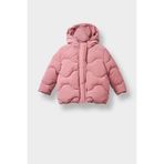 DeFacto Kapüşonlu Fermuarlı Kapitoneli Şişme Mont Kız Bebek, 12-18 AY, Kapitoneli Şişme Mont, ROSE, baby-girls