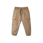 DeFacto Kargo Fit Jogger Paça Gabardin Pantolon Erkek Bebek, 9-12 Ay, G6429A526SP, Bej-BG315, Erkek bebek