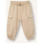 DeFacto Kargo Fit Pantolon Erkek Bebek G7285A526SP - 9 - 12 Ay - Bej-BG106