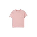 DeFacto Kız Bebek Bisiklet Yaka Kısa Kollu Tişört, 9-12 Ay, B7543A526SM, Pembe-PN636, Kız bebek