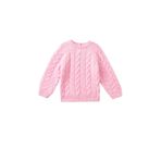 DeFacto Kız Bebek Bisiklet Yaka Triko Kazak, 9-12 Ay, D0354A525AU, Pembe-PN633, Bebek-Kızlar