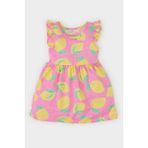 DeFacto Kız Bebek Desenli Kısa Kollu Elbise A0136A525SM - Pembe-PN239 - 12 - 18 Ay