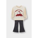 DeFacto Kız Bebek Hello Kitty 2'li Takım Sweatshirt Eşofman Altı G0100A525WN