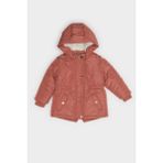 DeFacto Kız Bebek Kapüşonlu Çıtçıtlı MONT A2451A525AU - 3 - 4 Yaş - Bordo-BR495