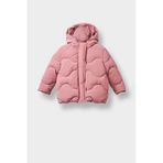 Defacto Kız Bebek Kapüşonlu Fermuarlı Kapitoneli Şişme Mont F4823a525wnbr82 Bordo-br82