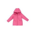 DeFacto Kız Bebek Kız Bebek Su İtici Penye Astarlı Kapüşonlu Mont, Pembe, 9-12 M