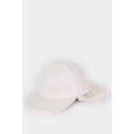 DeFacto Kız Bebek Nakışlı Ense Korumalı Pamuklu Cap Şapka D8385A525SM - Pembe - Standart
