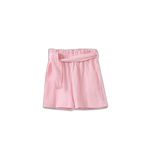 DeFacto Kız Bebek Paperbag Kalıplı Örme Şort, 5-6 Yaş, H4794A526SM, Pembe-PN186, Kız bebek