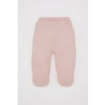 DeFacto Kız Bebek Patikli Beli Lastikli Basic Düz Triko Pantolon C9758A524WN