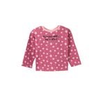 DeFacto Kız Bebek Regular Fit Bisiklet Yaka Çiçekli Penye Uzun Kollu Tişört, 4-5 Yaş, G9383A526SP, Bordo-BR123, Kız bebek