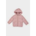 DeFacto Kız Bebek Rüzgar Geçirmez Su Geçirmez Kapüşonlu Fermuarlı Şişme Mont E7360A525AU - Pembe-BR86 - 2 - 3 Yaş
