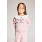 DeFacto Kız Bebek Standart Fit Büyük Yaka Baskılı Sweatshirt G1773A525AU
