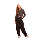 DeFacto Kız Çocuk Baggy Fit Pantolon Antrasit, 11-12 Yaş, G3366A825WN, Antrasit-AR215, Kız çocuk