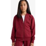 DeFacto Kız Çocuk Basic Düz Kapüşonlu Okul Fermuarlı Sweatshirt C8110A825AU - 8 - 9 Yaş - Bordo-BR281