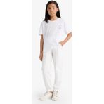 DeFacto Kız Çocuk Beli Lastikli Basic Düz Okul Jogger Eşofman Altı X9036A625AU - 11 - 12 Yaş - Beyaz-WT32