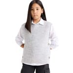 DeFacto Kız Çocuk Bisiklet Yaka Triko Süveter, 5-6 Yaş, F2624A825AU, Gri-GR28, Kız Çocuklar