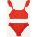 DeFacto Kız Çocuk Desenli Bikini Takımı E5126A825HS - Turuncu-OG588 - 5 - 6 Yaş