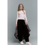 DeFacto Kız Çocuk Kanvas Pantolon G6753A8/BK27 BLACK, 9-10 Yaş, G6753A826SM, Siyah-BK27, Kız Çocuklar