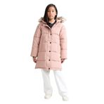 DeFacto Kız Çocuk Kapüşonlu Parka Mont, 12-13 Yaş, Kapüşonlu Parka, ROSE, Kız çocuk