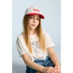 DeFacto Kız Çocuk Nakışlı Pamuklu Cap Şapka D8437A825SM - 5 - 9 Yaş - Kırmızı-RD227