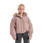 DEFACTO Kız Çocuk Oversize Mont, Rose, 11+12 Yaş