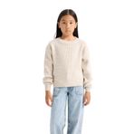 DeFacto Kız Çocuk Oversize Triko Kazak, 7-8 Yaş, C9576A824WN, Pembe-PN181, Kız Çocuklar