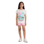 DeFacto Kız Çocuk Pamuklu Baskılı Pijama Takımı, 7-8 Yaş, E0665A825HS, Ekru-ER85, kız-çocuk