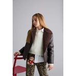DeFacto Kız Çocuk Pelüş Astar Fermuarlı Cepli Mont E7964A825AU - Kahve-BN540 - 5 - 6 Yaş