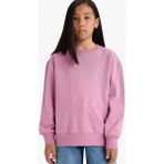 DeFacto Kız Çocuk Relax Fit Bisiklet Yaka Basic Düz Okul Sweatshirt A2797A825AU - 11 - 12 Yaş - Pembe-PN455