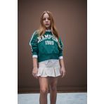 DeFacto Kız Çocuk Relax Fit Bisiklet Yaka Baskılı Sweatshirt D7442a825sp