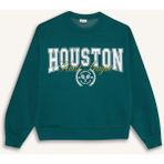 DeFacto Kız Çocuk Relax Fit Bisiklet Yaka Baskılı Sweatshirt E8894A825AU - 7 - 8 Yaş - Yeşil-GN1116