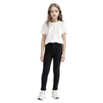DeFacto Kız Çocuk Skinny Fit Dar Paça Jean Pantolon Siyah, 9-10 Yaş, E5875A825AU, Siyah-BK27, Kız çocuk