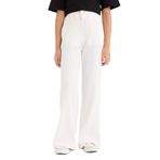 DeFacto Kız Çocuk Wide Leg Geniş Paça Pantolon Ekru, 13-14 Yaş, E1836A825SM, Ekru-ER85, Kız çocuk