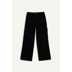 DeFacto Kız Çocuk Wide Leg Kargo Geniş Paça Jean Pantolon E5880A825AU
