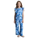 DeFacto Kız Çocuk Wide Leg Pantolon Mavi, 5-6 Yaş, H1510A826SM, Mavi-BE127, Kız çocuk