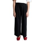 DeFacto Kız Çocuk Wide Leg Pantolon Siyah, 13-14 Yaş, G9569A826SP, Siyah-BK81, Kız çocuk