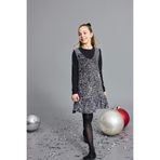 DeFacto Kız Çocuk Yılbaşı Temalı 2'li Takım Elbise, 7-8 Yaş, G5388A825WN, Gri-GR2, Kız Çocuklar