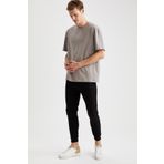 Defacto L1792AZ.19AU.BK27 Siyah Extra Slim Fit Jogger Erkek Eşofman Altı
