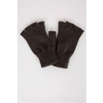 DeFacto L9300AZ23WN Antrasit Kesik Parmaklı Triko Erkek Eldiven