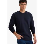 DeFacto Lacivert Sweatshirt, S, E8339AX26SP, Lacivert-NV82, erkek