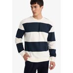 DeFacto Lacivert Sweatshirt, XL, F9630AX26SP, Lacivert-NV82, erkek