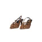 DeFacto Leopar Desenli Yüksek Taban Suni Deri Sandalet, 40, E2523AX25SM, Çok Renkli-KR1, Kadın