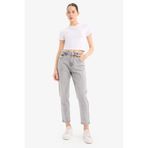 Defacto Lina Comfort Mom Normal Bel Düz Paça Jean Kar Yıkamalı Pantolon, 34, D7947AX25SP, Gri, Kadın