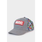 DeFacto Marvel Avengers Baskılı Cap Şapka Erkek Çocuk C0546A826SM - 5 - 9 Yaş - Gri-GR257
