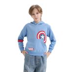 DeFacto Marvel Avengers Kapüşonlu Sweatshirt Erkek Çocuk, 8/9 Yaş (134cm), D4717A8NS, Mavi, erkek-çocuk