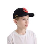 DeFacto Marvel Spiderman Pamuklu Cap Şapka Erkek Çocuk, 5-9 Yaş, X0356A625SM, Siyah-BK27, Erkek Çocuk