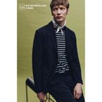 DeFacto Modern Fit Krinkıl Blazer Ceket, 50, F9819AX26SP, Lacivert-NV253, Erkek