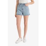 DeFacto Mom Fit Yüksek Bel Crop Fit Jean Şort E0928ax25sm
